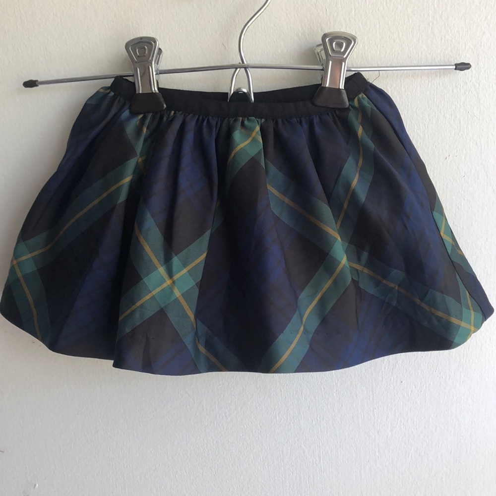 Ralph Lauren Baby Girl Plaid Skirt 9 Months